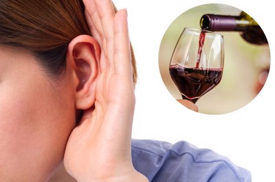 Giúp ngăn chặn giảm thính lực nhờ uống rượu vang đỏ.